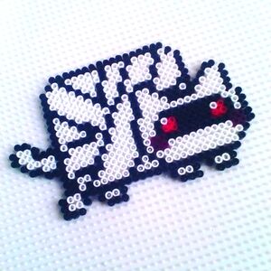 Handcrafted Halloween Nyan Cat Magnet